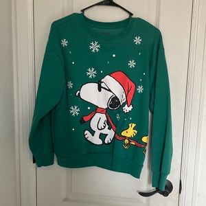 Light up snoopy sweater